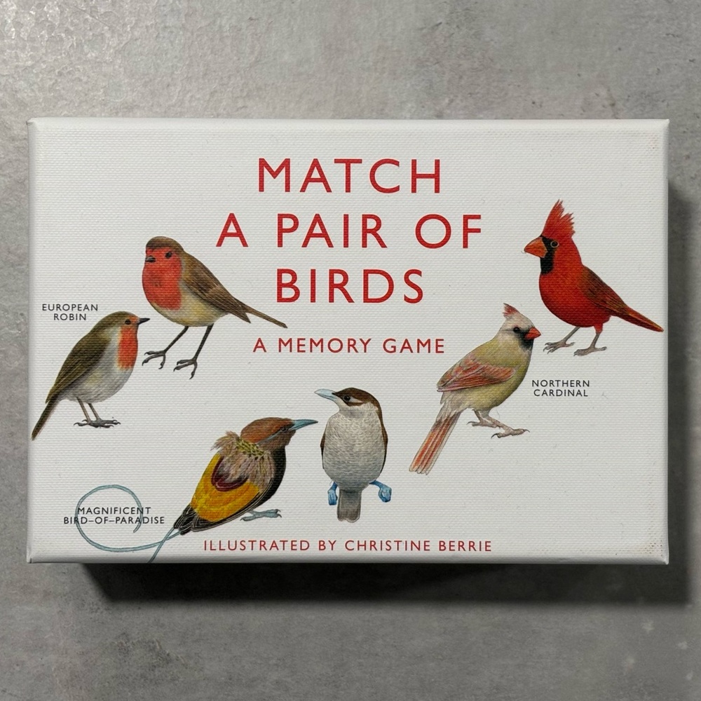 Match a Pair of Birds “A Memory Game” NIB For Ages 6 and Up